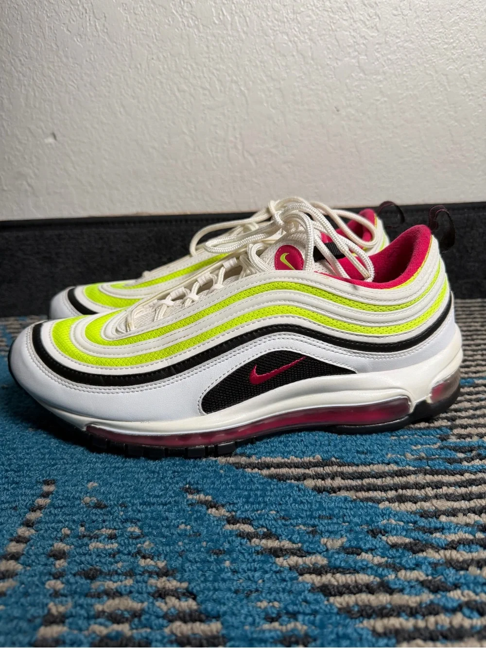 Nike Air Max 97 White Rush Pink Volt